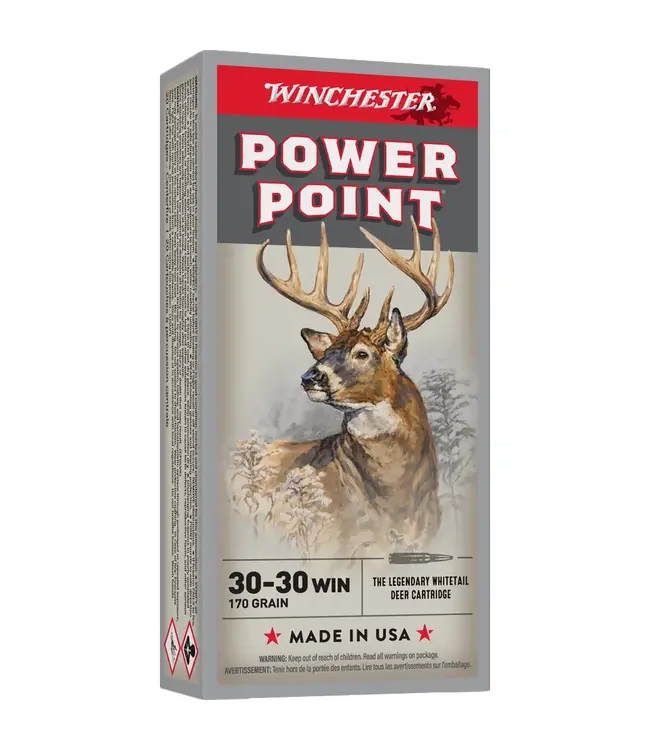 Winchester Power Point Ammo - 30-30 Win, 170 Grain