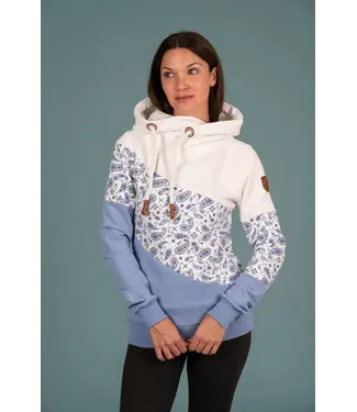 WANAKOME Wanakome Women's Selene Blue Printed Hoodie
