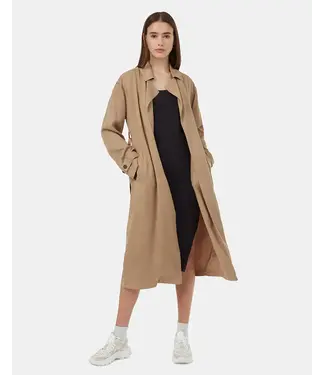 TENTREE Tentree Tencel Relaxed Belted Midi-Length Trench Coat