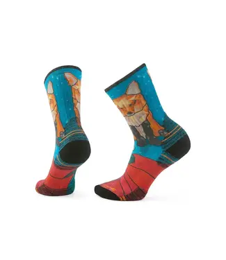 SMARTWOOL Smartwool Women's Hike Geo Fox Print Crew Socks
