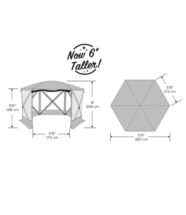 Kuma Bear Den Gazebo - Taller