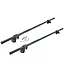 Malone SteelTop Roof Rack - Square Crossbars - Raised, Factory Side Rails - Steel, 58"