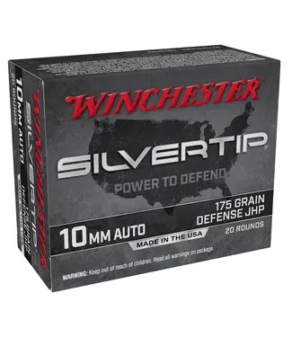 WINCHESTER Winchester Silvertip Ammo - 10mm Automatic, 175 Grain