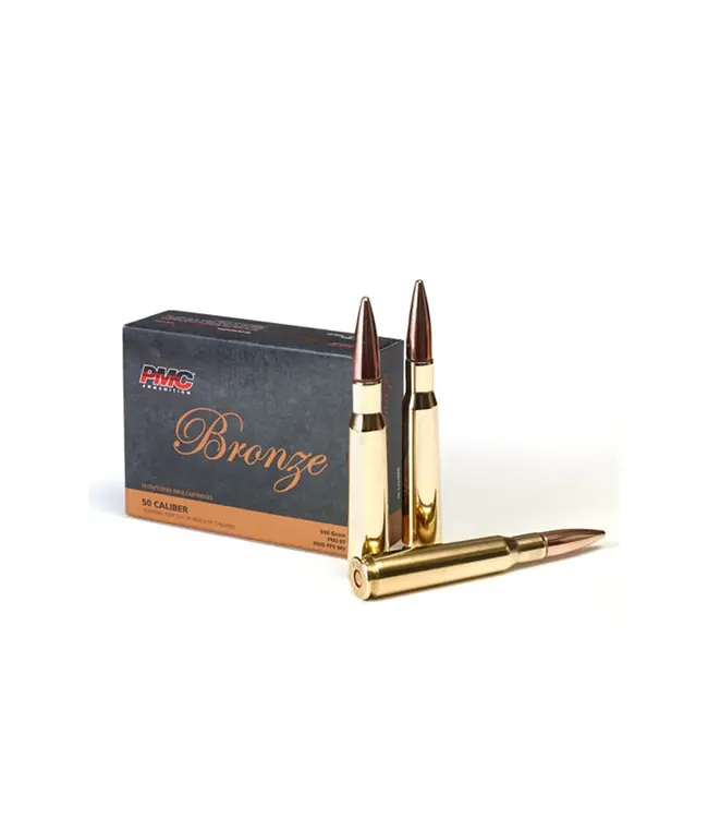 PMC Bronze Ammunition - 50A, 660 Grain, FMJ-BT