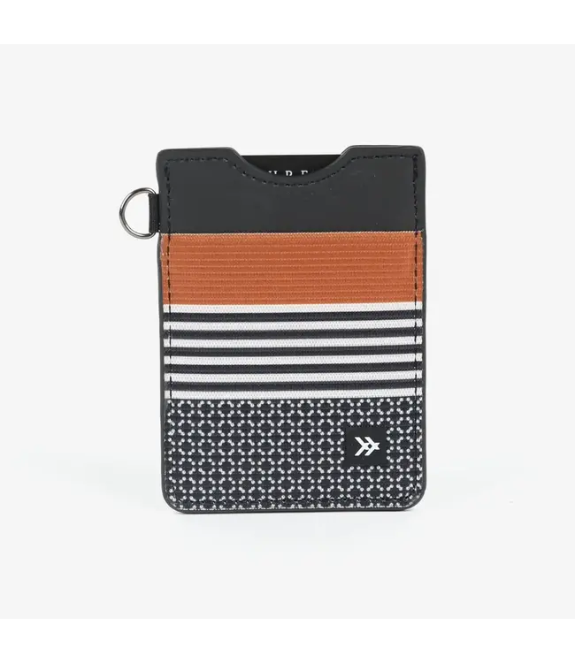 Thread Vertical Leather Wallet