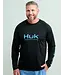 Huk Gear Pursuit Performance Crew Long Sleeve Tee