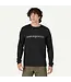 Patagonia Men's Long-Sleeved '73 Text Logo Responsibili-Tee
