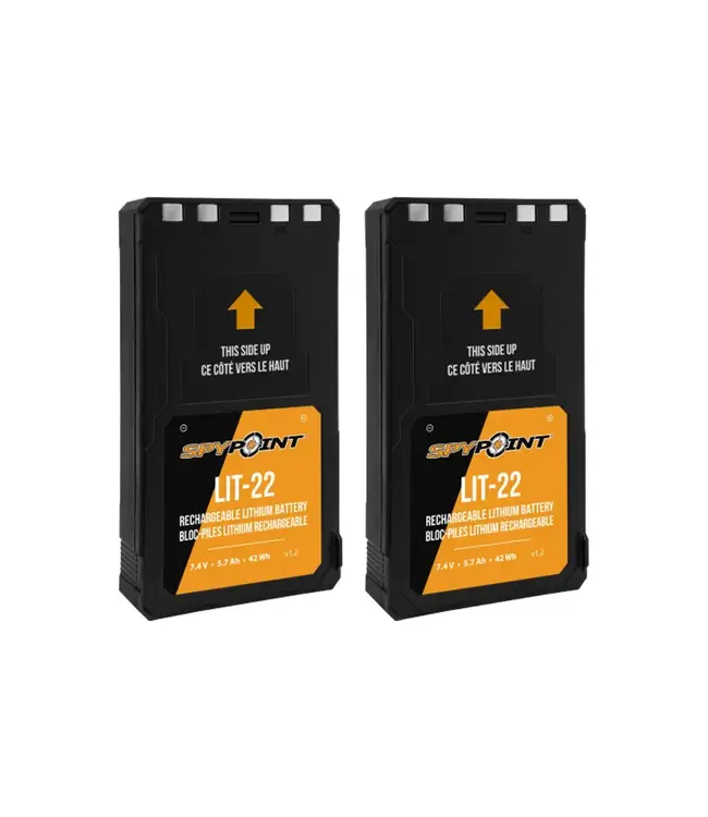 Spypoint LIT-22 Rechargeable Lithium Battery Twin Pack