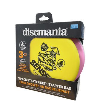 Disc Mania Active Soft 3-Disc Starter Set & Starter Bag