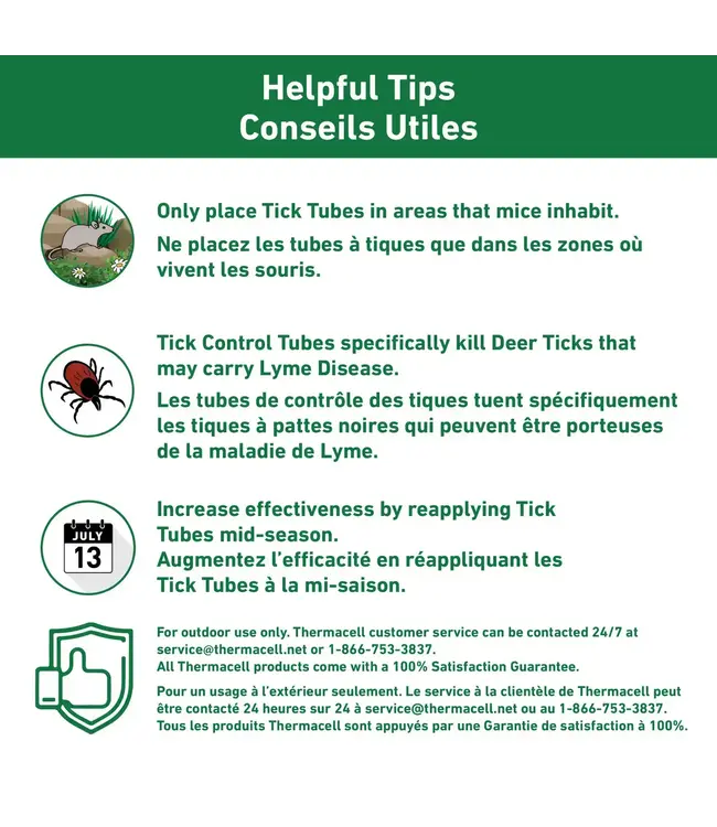 Thermacell Tick Control Tubes