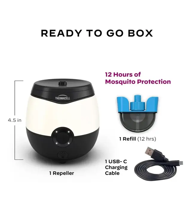 Thermacell EL55 Rechargeable Mosquito Repeller + Glow Light