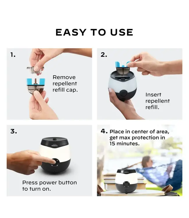 Thermacell EL55 Rechargeable Mosquito Repeller + Glow Light