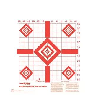 CHAMPION Champion 100 Pack Redfield Sight-In Targets