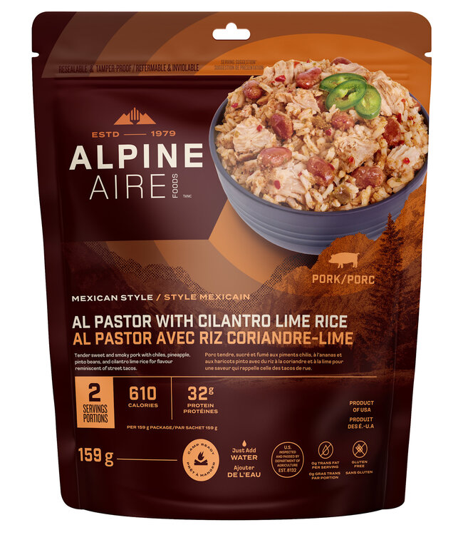 Alpine Aire Al Pastor with Cilantro Lime Rice