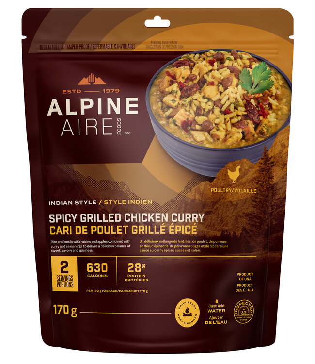 Alpine Aire Spicy Grilled Chicken Curry