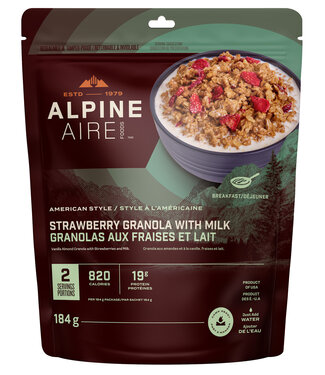 ALPINE AIRE AlpineAire Strawberry Granola with Milk