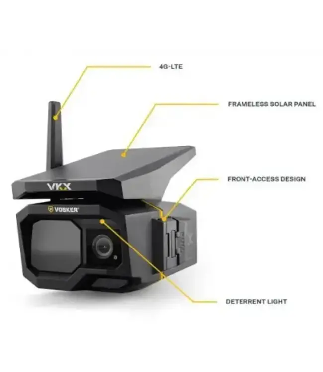 Vosker VKX Solar 4G LTE Cellular Security Video Camera