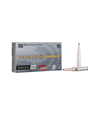Federal Premium 7MM BACKCOUNTRY 168GR Barnes LRX Copper