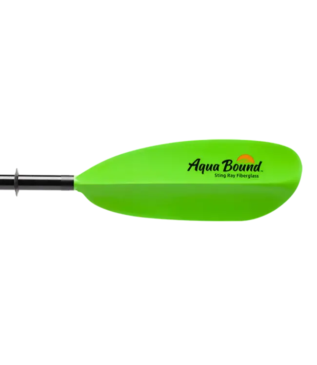 Aqua Bound Sting Ray Fiberglass 2-Piece Snap-Button Kayak Paddle