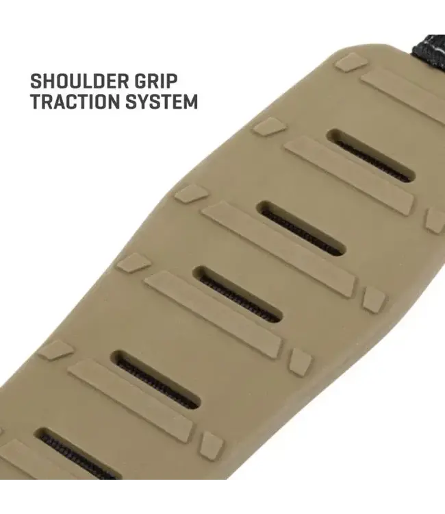 The Allen Company KLNG Traction Rifle Sling, Molded Rubber, FDE