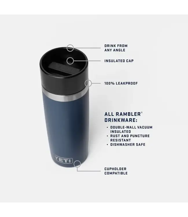 Yeti Rambler 16 oz Travel Bottle  With Commuter Cap