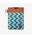 Thread Vertical Leather Wallet