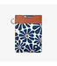 Thread Vertical Leather Wallet