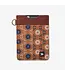 Thread Vertical Leather Wallet