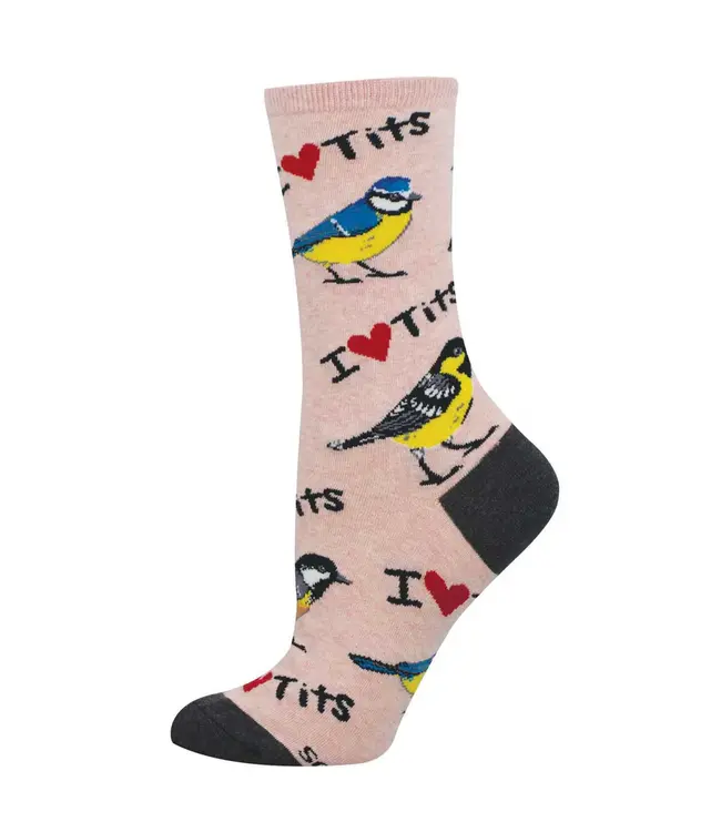 Sock Smith I Like Tits Cotton Crew Socks