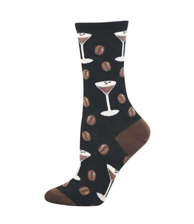 Sock Smith Espresso Martini Cotton Crew Socks