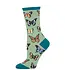 Socksmith Majestic Butterflies Cotton Crew Socks