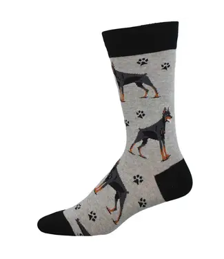 SOCK SMITH Socksmith Doberman Cotton Crew Socks