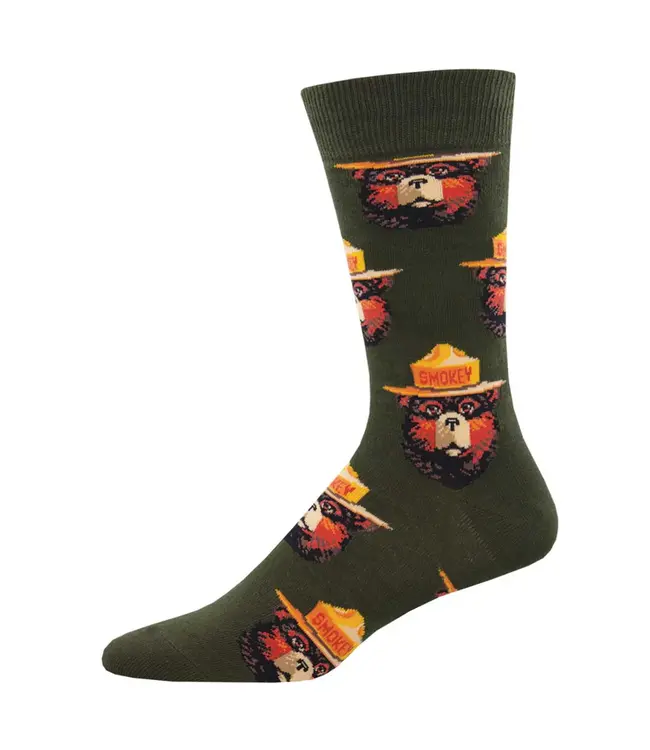 Sock Smith Smokey Face Cotton Crew Socks