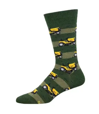 SOCK SMITH Socksmith Lawn Mower Cotton Crew Socks