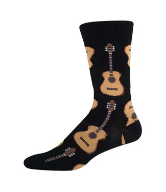 SOCK SMITH Socksmith Acoustic Guitar Cotton Crew Socks