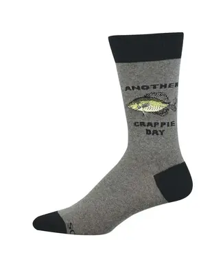SOCK SMITH Sock Smith Crappie Day Cotton Crew Socks