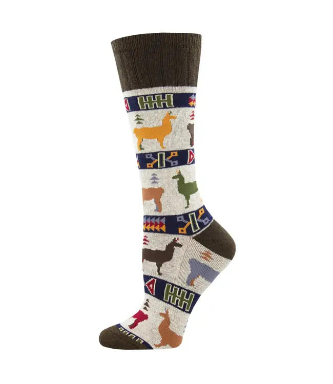 Sock Smith Llama Out Of Here Socks