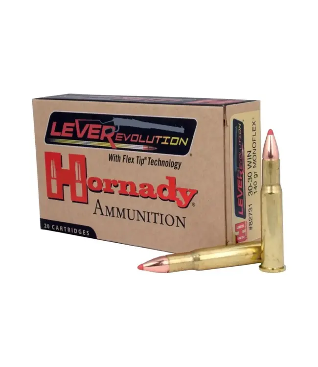 Hornady 30‑30 Win 140 gr MonoFlex LEVERevolution Ammo