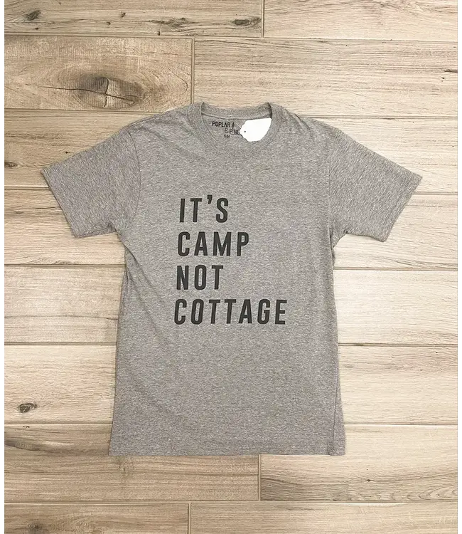 Poplar & Pine Men's It's Camp Not Cottage Tee