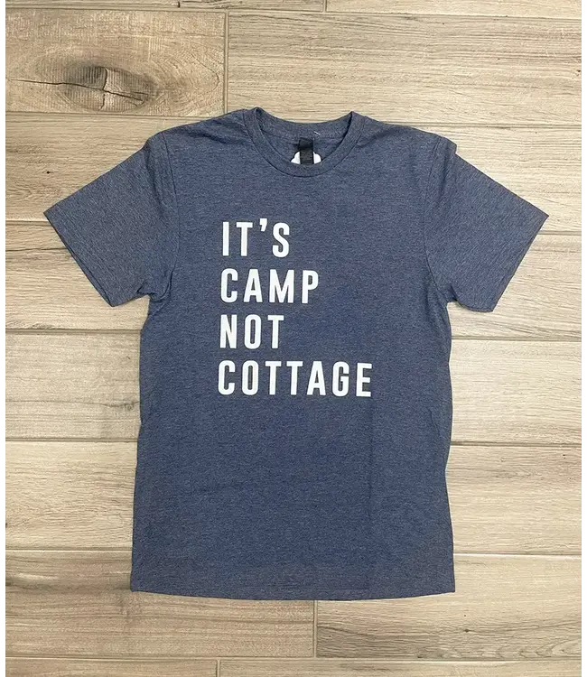 Poplar & Pine Women's It's Camp Not Cottage Tee  - Relaxed Fit