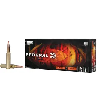 FEDERAL AMMO Fusion Tipped Rifle Ammunition - 7MM PRC, 175 Grain, Fusion Tipped, 2925 fps