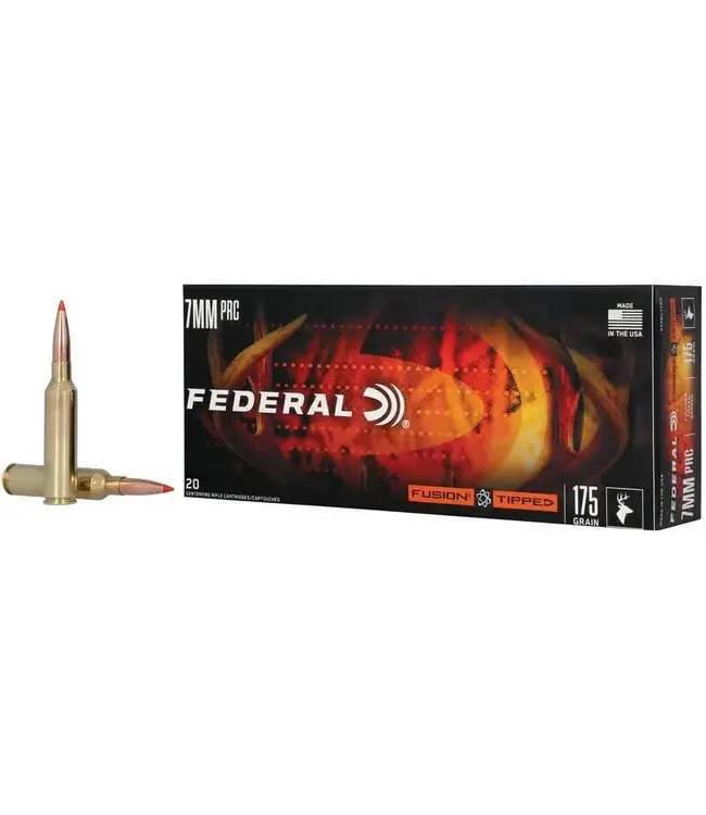 Fusion Tipped Rifle Ammunition - 7MM PRC, 175 Grain, Fusion Tipped, 2925 fps