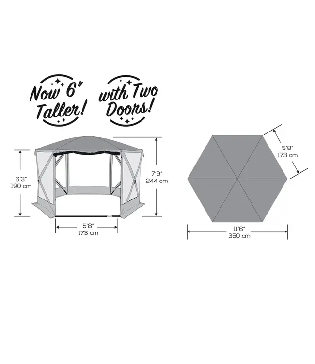 Kuma Super Bear Den Deluxe Gazebo