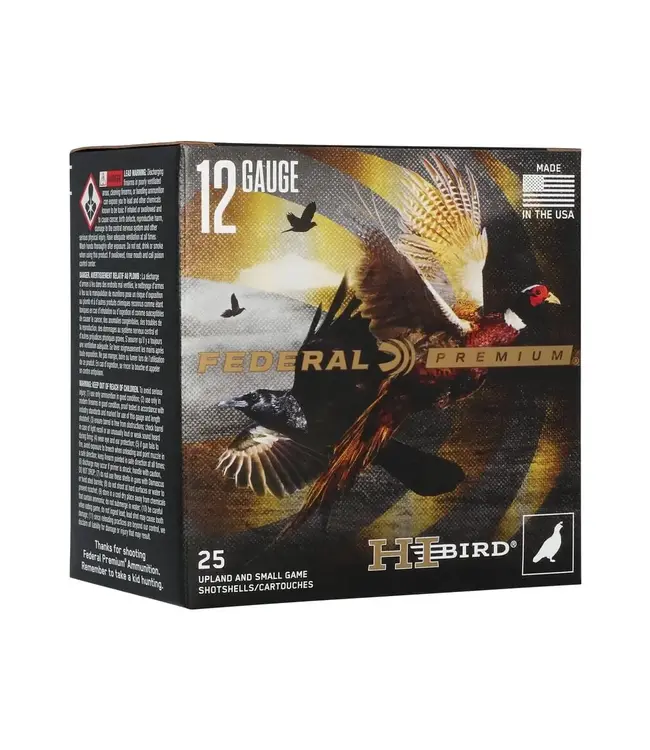 Federal HI-BIRD Ammunition - 12 Gauge, 6 Shot, 2-3/4 in, 1 1/4 oz, 1330 fps