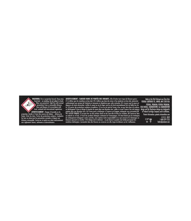 Federal HammerDown Rifle Ammunition - 30-30 Win, 150 Grain, Bonded Soft Point, 2390 fps