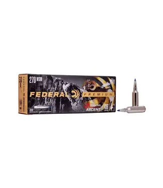 FEDERAL AMMO Federal Terminal Ascent Ammunition - 270 WSM, 136 Grain, Terminal Ascent, 3240 fps