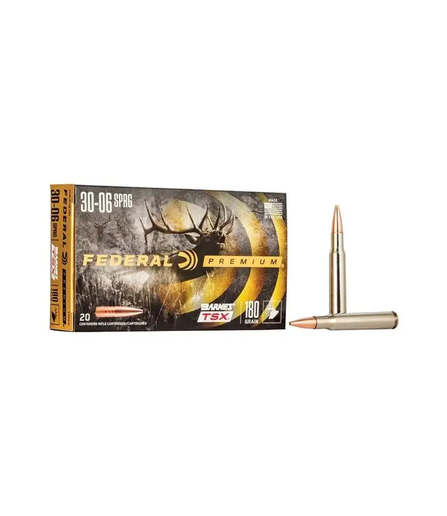 Federal Barnes Triple-Shock X Bullet (TSX) - 30-06 Springfield, 180 Grain, 2700 fps