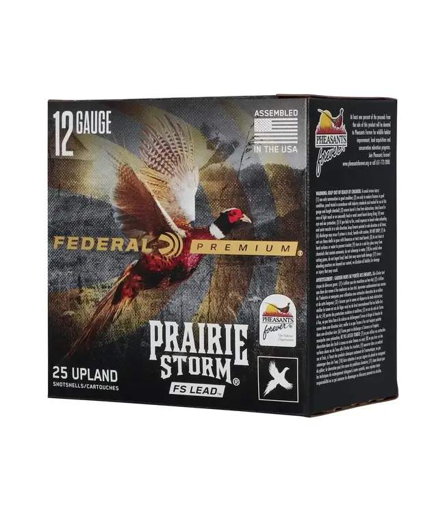 Federal Prairie Storm FS Lead Ammunition - 12 Gauge, 6 Shot, 2-3/4 in, 1 1/4 oz, 1330 fps