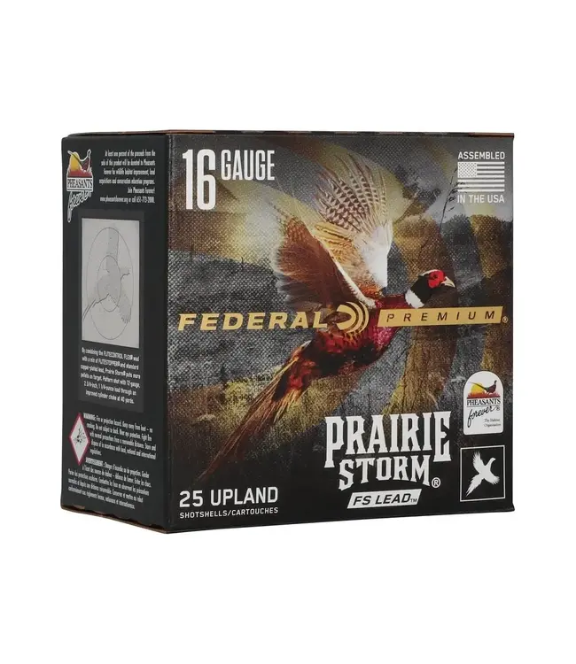 Federal Prairie Storm FS Lead Ammunition - 12 Gauge, 5 Shot, 2-3/4 in, 1 1/8 oz, 1425 fps