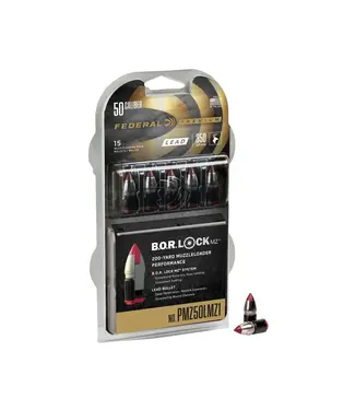 FEDERAL AMMO Federal Lead Tipped Muzzleloader Bullet - .50, 350 Grain